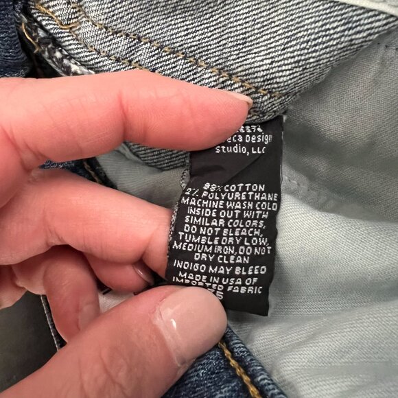 Nili Lotan Livie Denim Jean Shorts 26 - Picture 16 of 16